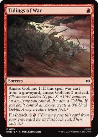 Tidings of War (HOB-115) - The Hobbit - Card Brawlers