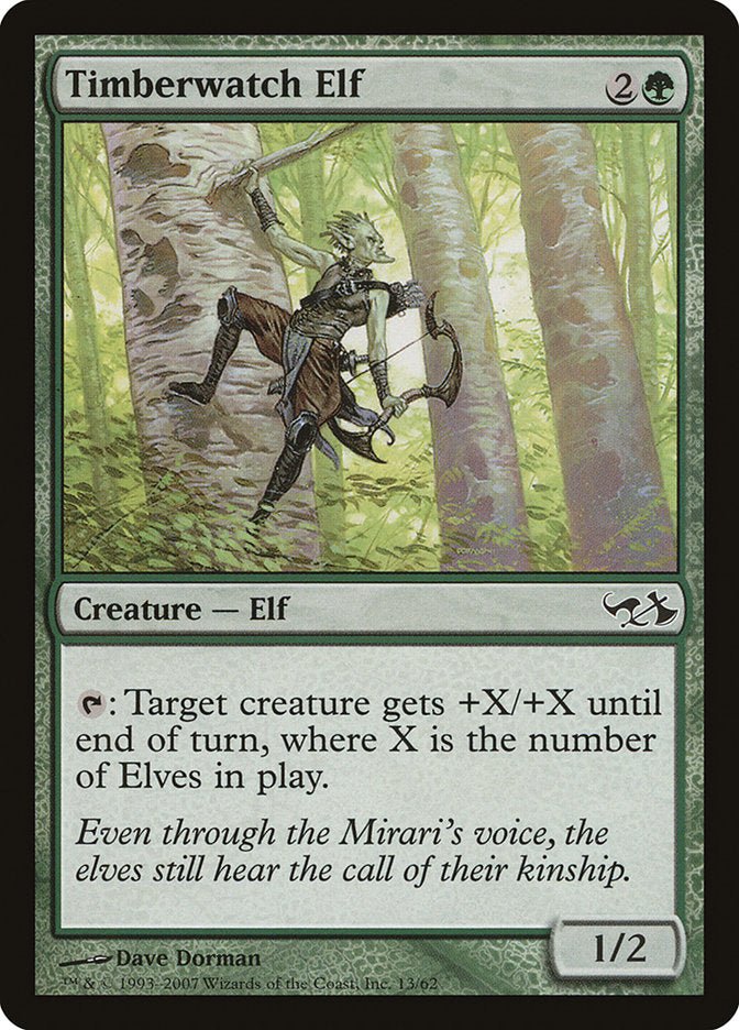 Timberwatch Elf [Duel Decks: Elves vs. Goblins] - Card Brawlers