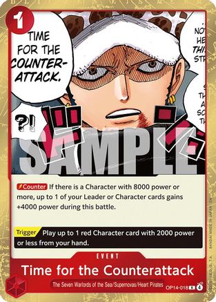 Time for the Counterattack (OP14-018) - The Azure Sea's Seven Foil - Card Brawlers