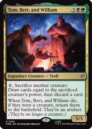 Tom, Bert, and William (HOB-169) - The Hobbit Foil - Card Brawlers