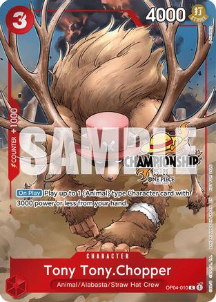 Tony Tony.Chopper (CS 25-26 Celebration Pack) (OP04-010) - One Piece Promotion Cards Foil - Card Brawlers