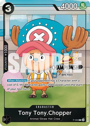 Tony Tony.Chopper (CS 25-26 Event Pack Finalist Ver.) (P-065) - One Piece Promotion Cards Foil - Card Brawlers