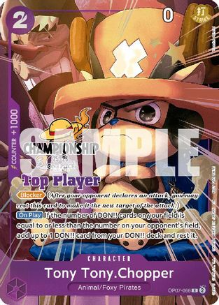 Tony Tony.Chopper (CS 25-26 Top Player Pack) (OP07-066) - One Piece Promotion Cards Foil - Card Brawlers