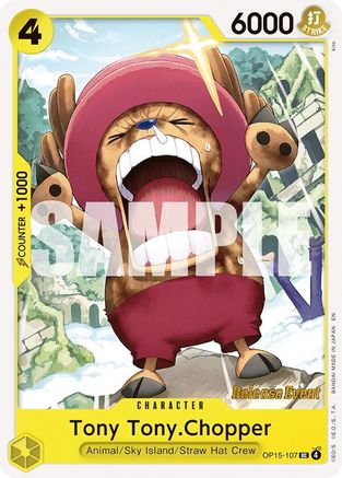 Tony Tony.Chopper (OP15-107) (OP15-107) - Adventure on Kami's Island Release Event Cards - Card Brawlers