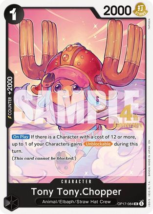 Tony Tony.Chopper (OP17-084) - The World's Strongest Warriors Release Event Cards - Card Brawlers