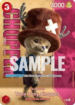 Tony Tony.Chopper - P-138 (Premium Card Collection -Live Action Edition Vol.2 Straw Hat Crew-) (P-138) - One Piece Promotion Cards Foil - Card Brawlers