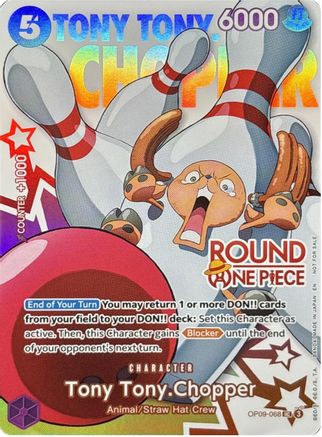 Tony Tony.Chopper (Round 1 Promo) (OP09-068) - One Piece Promotion Cards Foil - Card Brawlers