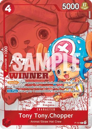 Tony Tony.Chopper (Winner Pack 2026 Vol. 2) (P-101) - One Piece Promotion Cards Foil - Card Brawlers