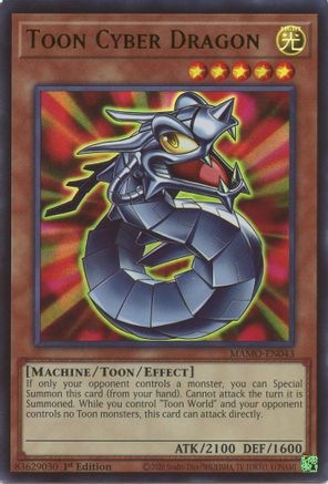 Toon Cyber Dragon (MAMO-EN043) - Magnificent Monsters 1st Edition - Card Brawlers
