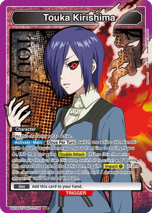 Touka Kirishima (104) (UE18ST/TKG-1-104) - UE18ST Tokyo Ghoul Starter Deck Foil - Card Brawlers