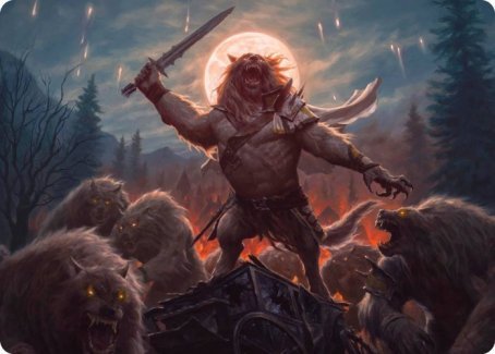 Tovolar, the Midnight Scourge 1 Art Card [Innistrad: Midnight Hunt Art Series] - Card Brawlers