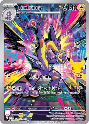 Toxtricity (134/128) - Holofoil [ME 30th Celebration] - Card Brawlers