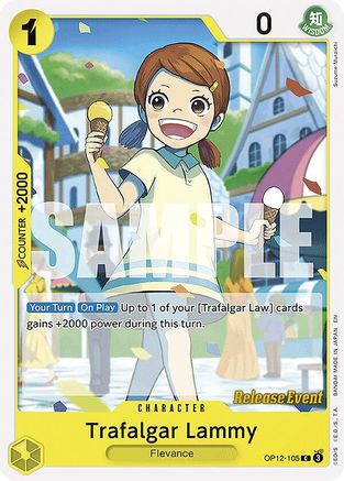 Trafalgar Lammy (OP12-105) - Legacy of the Master Release Event Cards - Card Brawlers