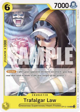 Trafalgar Law (106) (OP12-106) - Legacy of the Master - Card Brawlers