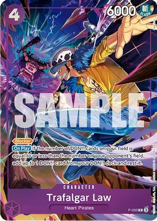 Trafalgar Law (Illustration Box Vol.6) (P-093) - One Piece Promotion Cards Foil - Card Brawlers