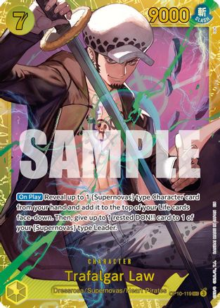 Trafalgar Law - OP10-119 (Reprint) (OP10-119) - Premium Booster -The Best- Vol. 2 Foil - Card Brawlers