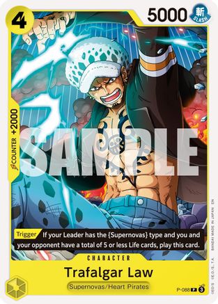 Trafalgar Law - P-088 (Reprint) (P-088) - Premium Booster -The Best- Vol. 2 - Card Brawlers