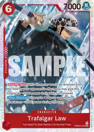 Trafalgar Law - PRB02-002 (PRB02-002) - Premium Booster -The Best- Vol. 2 Foil - Card Brawlers