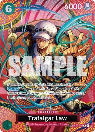 Trafalgar Law (SP) (OP13-031) - Adventure on Kami's Island Foil - Card Brawlers