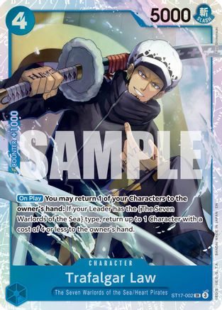 Trafalgar Law - ST17-002 (Reprint) (ST17-002) - Premium Booster -The Best- Vol. 2 Foil - Card Brawlers