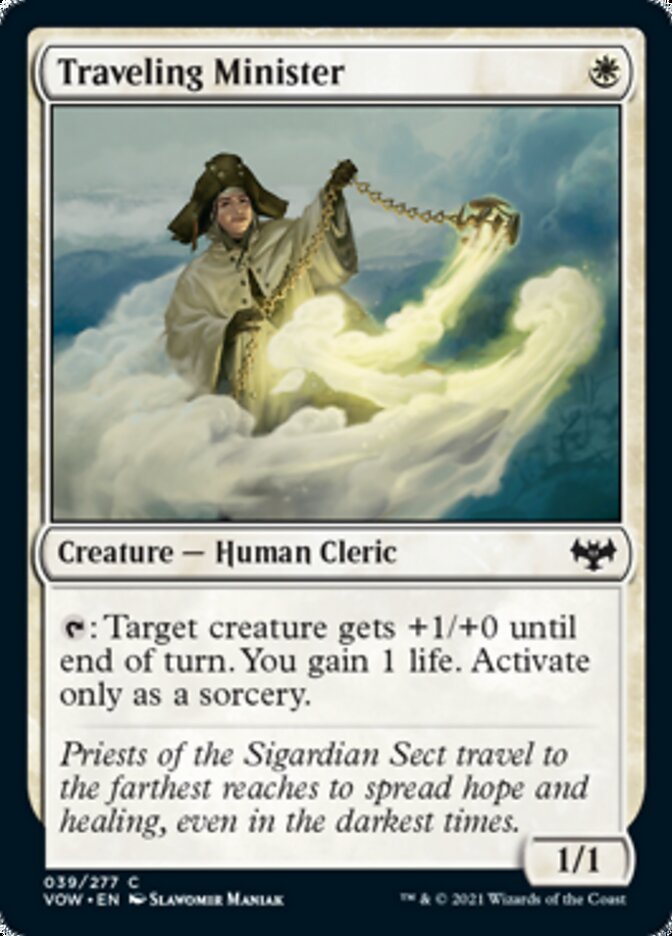 Traveling Minister [Innistrad: Crimson Vow] - Card Brawlers