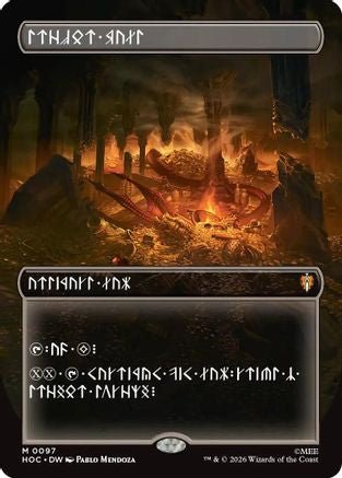 Treasure Vault (Borderless) (Dwarvish) (HOC-097) - The Hobbit: Eternal-Legal - Card Brawlers