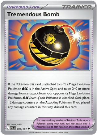 Tremendous Bomb (082/084) [ME05 Pitch Black] - Card Brawlers
