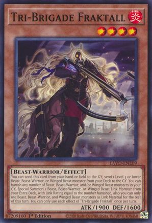 Tri-Brigade Fraktall (LAVD-ENL09) - Legendary Arc-V Decks 1st Edition - Card Brawlers