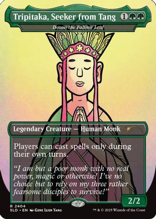 Tripitaka, Seeker from Tang - Dosan the Falling Leaf (SLD-2404) - Secret Lair Drop Series Foil - Card Brawlers