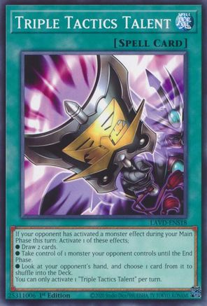 Triple Tactics Talent (LAVD-ENS18) (LAVD-ENS18) - Legendary Arc-V Decks 1st Edition - Card Brawlers