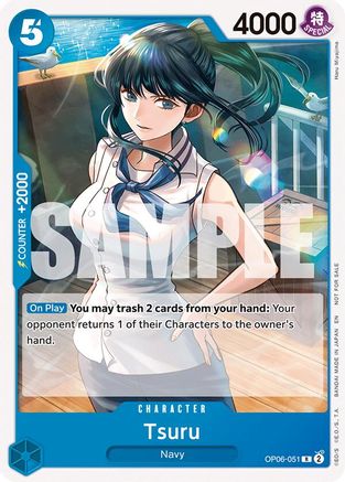 Tsuru (Tournament Pack 2025 Vol. 4) (OP06-051) - One Piece Promotion Cards - Card Brawlers