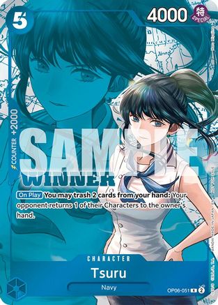 Tsuru (Winner Pack 2025 Vol. 4) (OP06-051) - One Piece Promotion Cards Foil - Card Brawlers