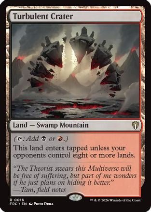 Turbulent Crater (FRC-016) - Commander: Reality Fracture - Card Brawlers