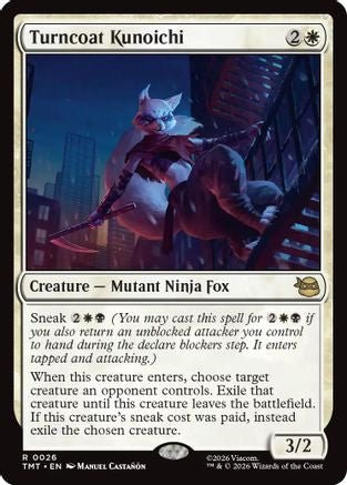 Turncoat Kunoichi (TMT-026) - Teenage Mutant Ninja Turtles - Card Brawlers