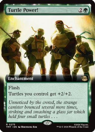 Turtle Power! (Extended Art) (TMT-275) - Teenage Mutant Ninja Turtles - Card Brawlers