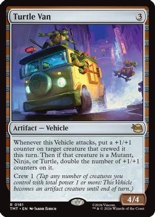 Turtle Van (TMT-181) - Teenage Mutant Ninja Turtles - Card Brawlers