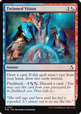 Twinned Vision (FRA-157) - Reality Fracture - Card Brawlers