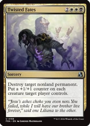 Twisted Fates (FRA-158) - Reality Fracture Foil - Card Brawlers