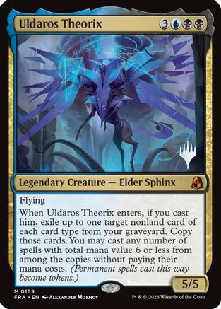 Uldaros Theorix (PPFRA-159) - Promo Pack: Reality Fracture Foil - Card Brawlers
