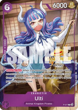 Ulti (CS 25-26 Event Pack) (P-077) - One Piece Promotion Cards Foil - Card Brawlers