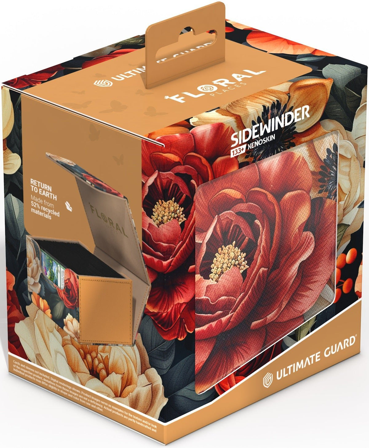 Ultimate Guard - Sidewinder 133+ Xenoskin - Floral Places - Secret Garden - Card Brawlers