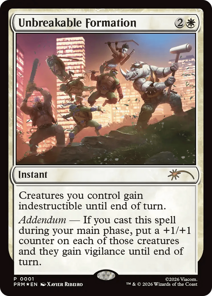 Unbreakable Formation [Media Promos] - Card Brawlers