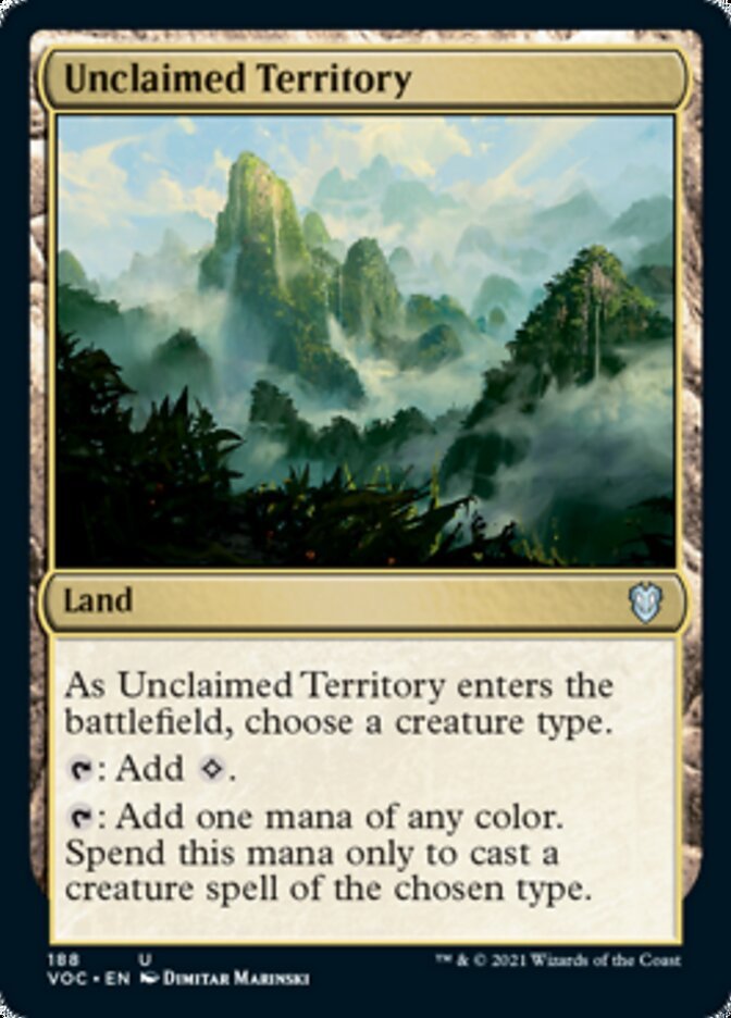 Unclaimed Territory [Innistrad: Crimson Vow Commander] - Card Brawlers