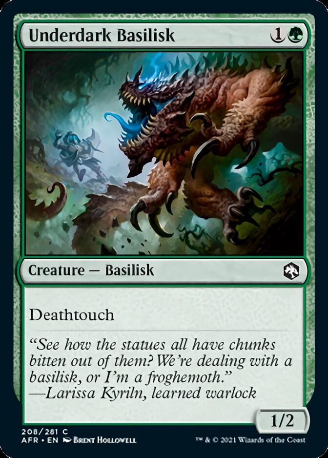 Underdark Basilisk [Dungeons & Dragons: Adventures in the Forgotten Realms] - Card Brawlers