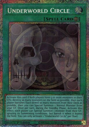 Underworld Circle (Starlight Rare) (MAMO-EN021) - Magnificent Monsters 1st Edition - Card Brawlers