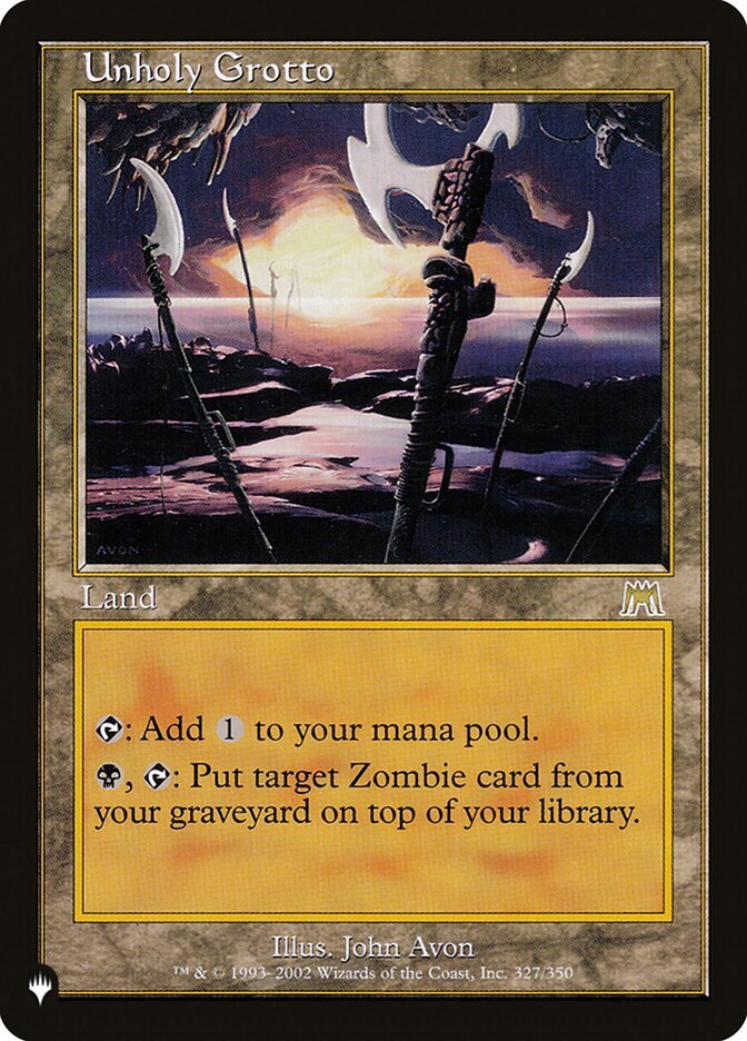 Unholy Grotto [The List] - Card Brawlers