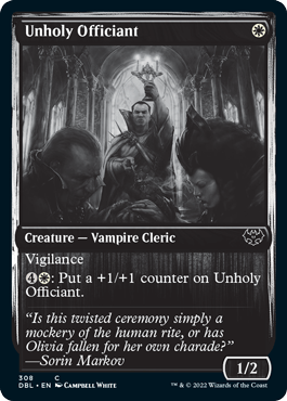 Unholy Officiant [Innistrad: Double Feature] - Card Brawlers