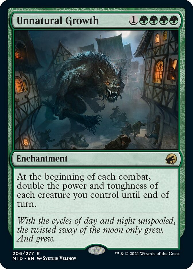 Unnatural Growth [Innistrad: Midnight Hunt] - Card Brawlers