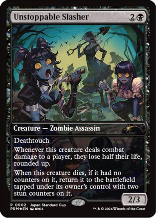 Unstoppable Slasher (UMP-002) - Unique and Miscellaneous Promos Foil - Card Brawlers