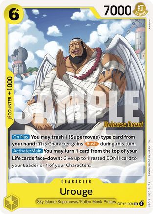 Urouge (OP15-099) - Adventure on Kami's Island Release Event Cards - Card Brawlers